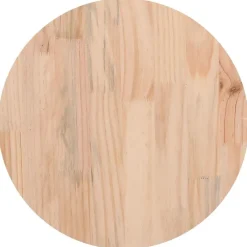 Tafelaccessoires*vidaXL Tafelblad rond Ø30x3 cm massief grenenhout Naturel