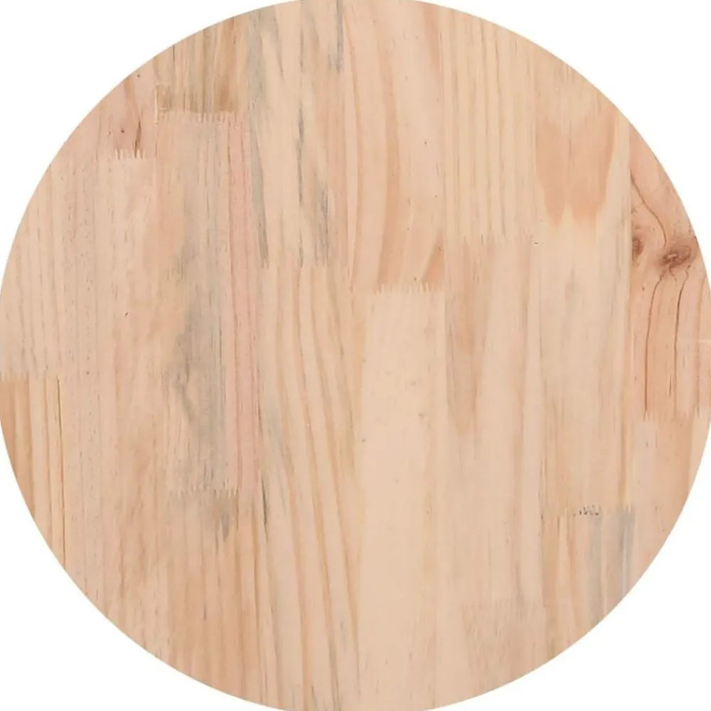 Tafelaccessoires*vidaXL Tafelblad rond Ø30x3 cm massief grenenhout Naturel