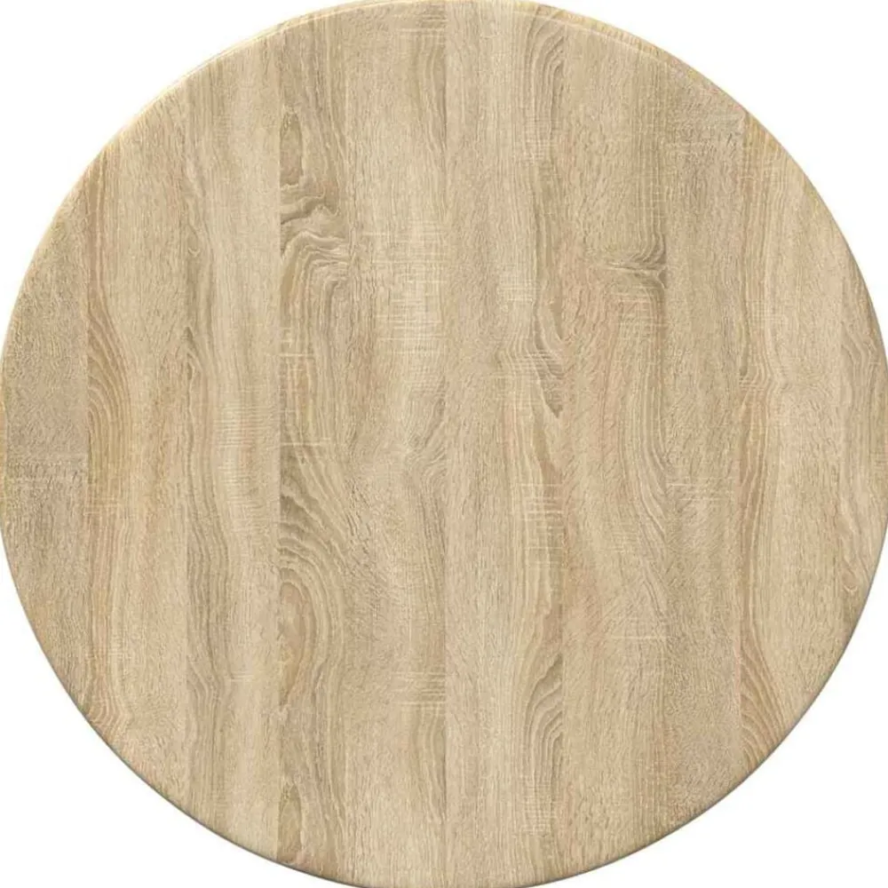 Tafelaccessoires*vidaXL Tafelblad Ø 30 x 1,5 cm Bewerkt hout Sonoma eiken