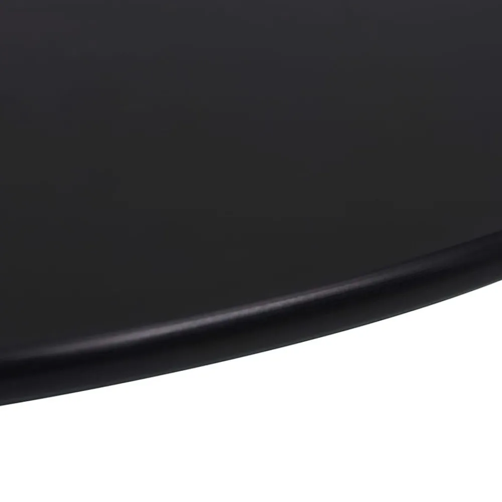 Tafelaccessoires*vidaXL Tafelblad van gehard glas 300 mm rond Zwart