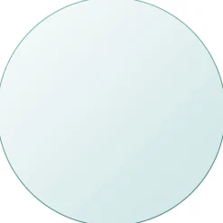 Tafelaccessoires*vidaXL Tafelblad van gehard glas 300 mm rond Doorzichtig