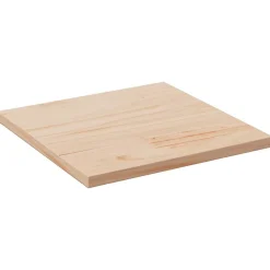 Tafelaccessoires*vidaXL Tafelblad vierkant 60x60x2,5 cm massief grenenhout Naturel