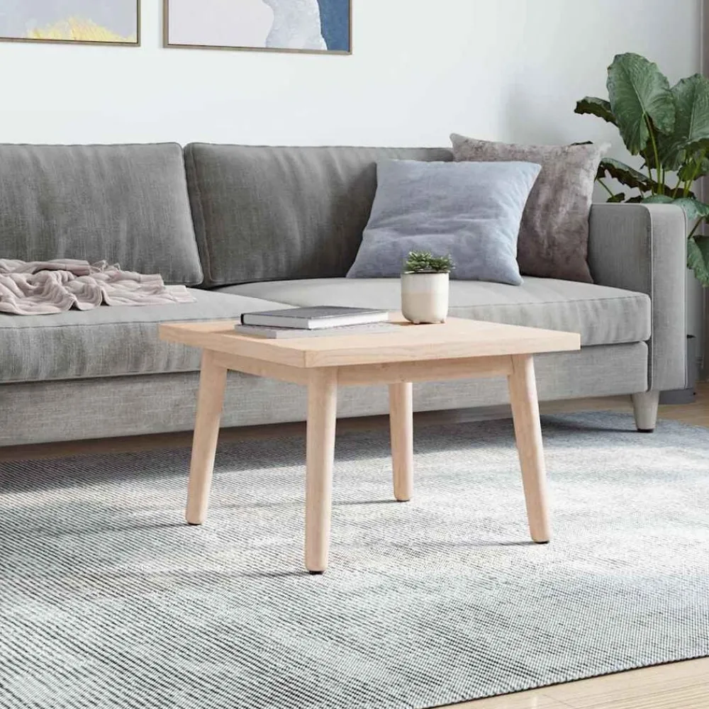 Tafelaccessoires*vidaXL Tafelblad vierkant 60x60x2,5 cm massief grenenhout Naturel