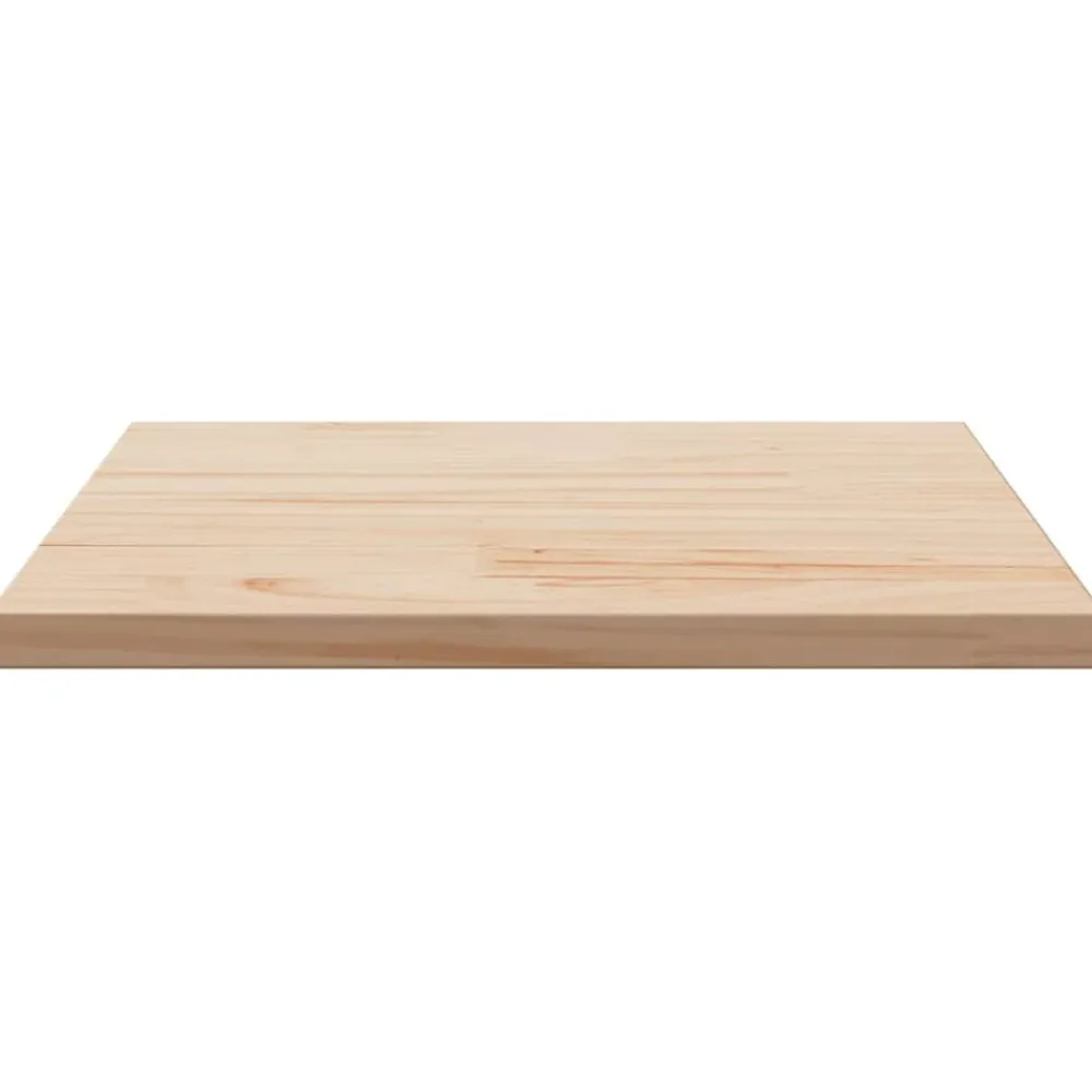 Tafelaccessoires*vidaXL Tafelblad vierkant 60x60x2,5 cm massief grenenhout Naturel