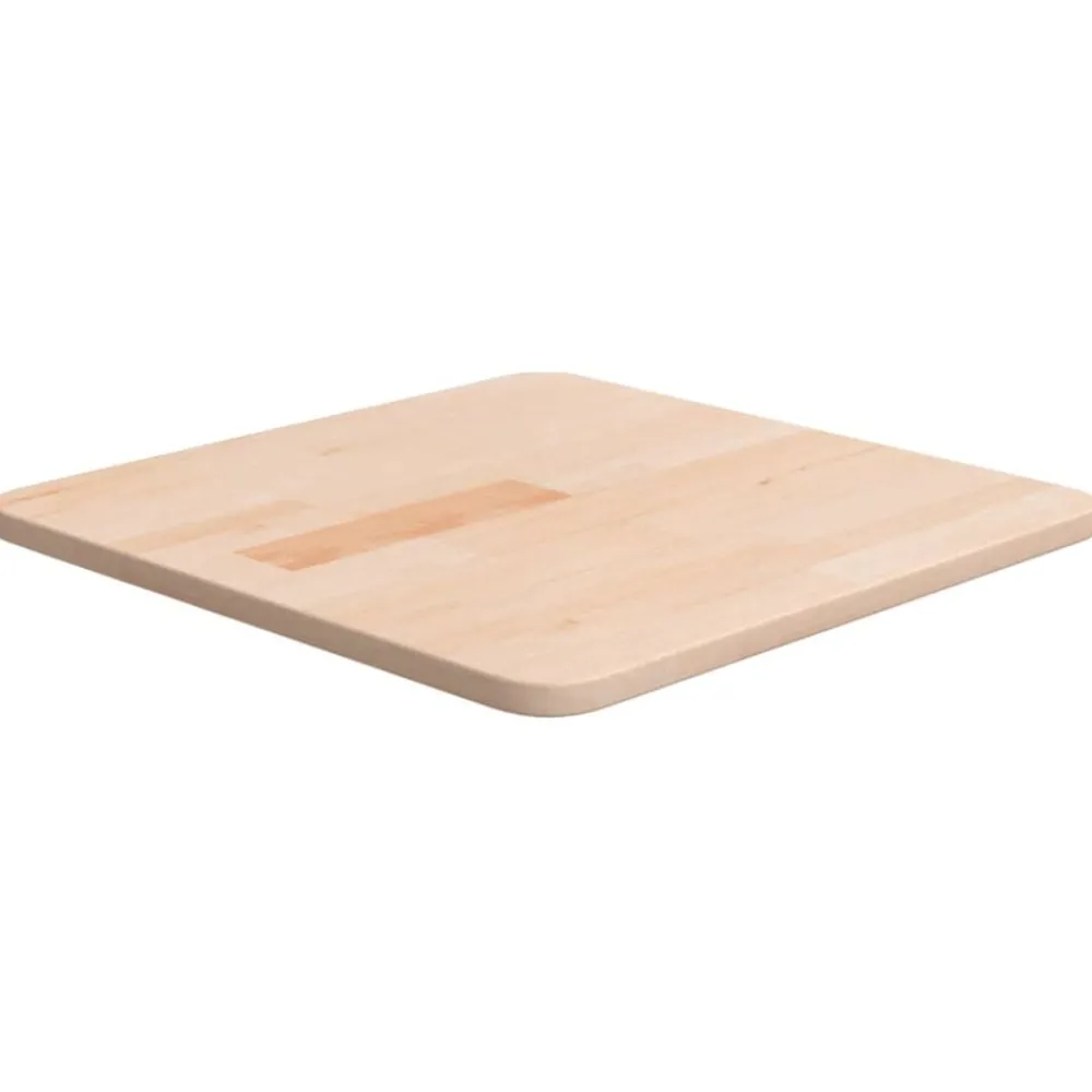 Tafelblad vierkant 40x40x1,5 cm onbehandeld massief eikenhout>vidaXL New