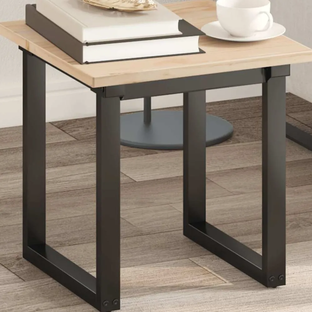 Tafelaccessoires*vidaXL Tafelblad vierkant 40x40x1,7 cm massief grenenhout