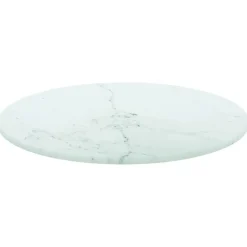 Tafelblad Ø30x0,8 cm gehard glas met marmerontwerp>vidaXL Best