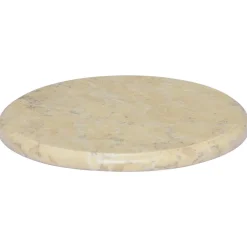 Tafelblad Ø40x2,5 cm marmer crèmekleurig>vidaXL Clearance