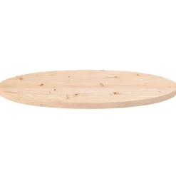Tafelaccessoires*vidaXL Tafelblad 70x35x2,5 cm massief grenenhout ovaal Naturel