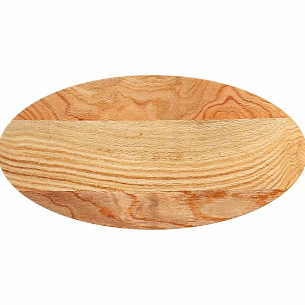 Tafelaccessoires*vidaXL Tafelblad 80x40x2 cm ovaal massief eikenhout Lichtbruin