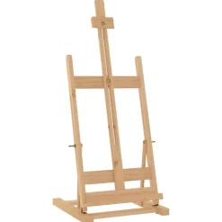 Kantoorartikelen*vidaXL Tafelezel 29,5x33x80 cm massief grenenhout
