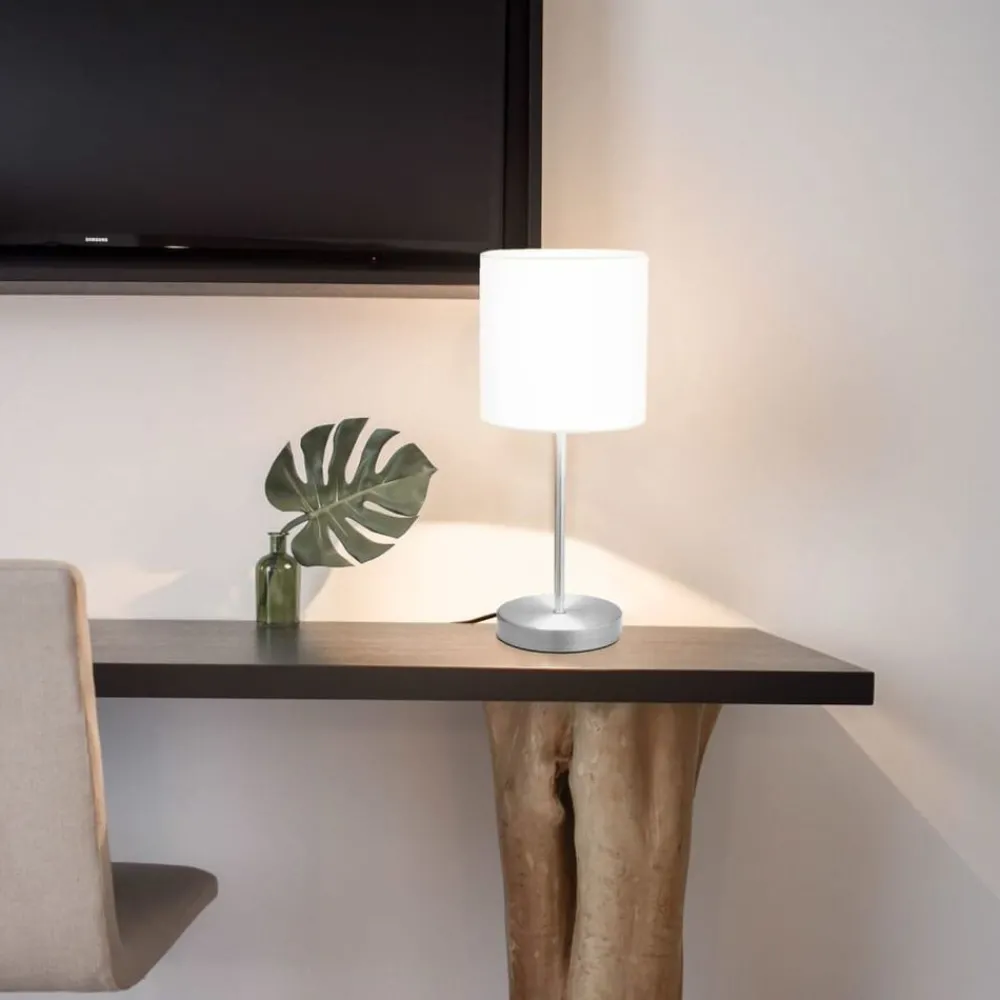 Verlichting*vidaXL Tafellampen 2 st met aanraakknop E14 wit