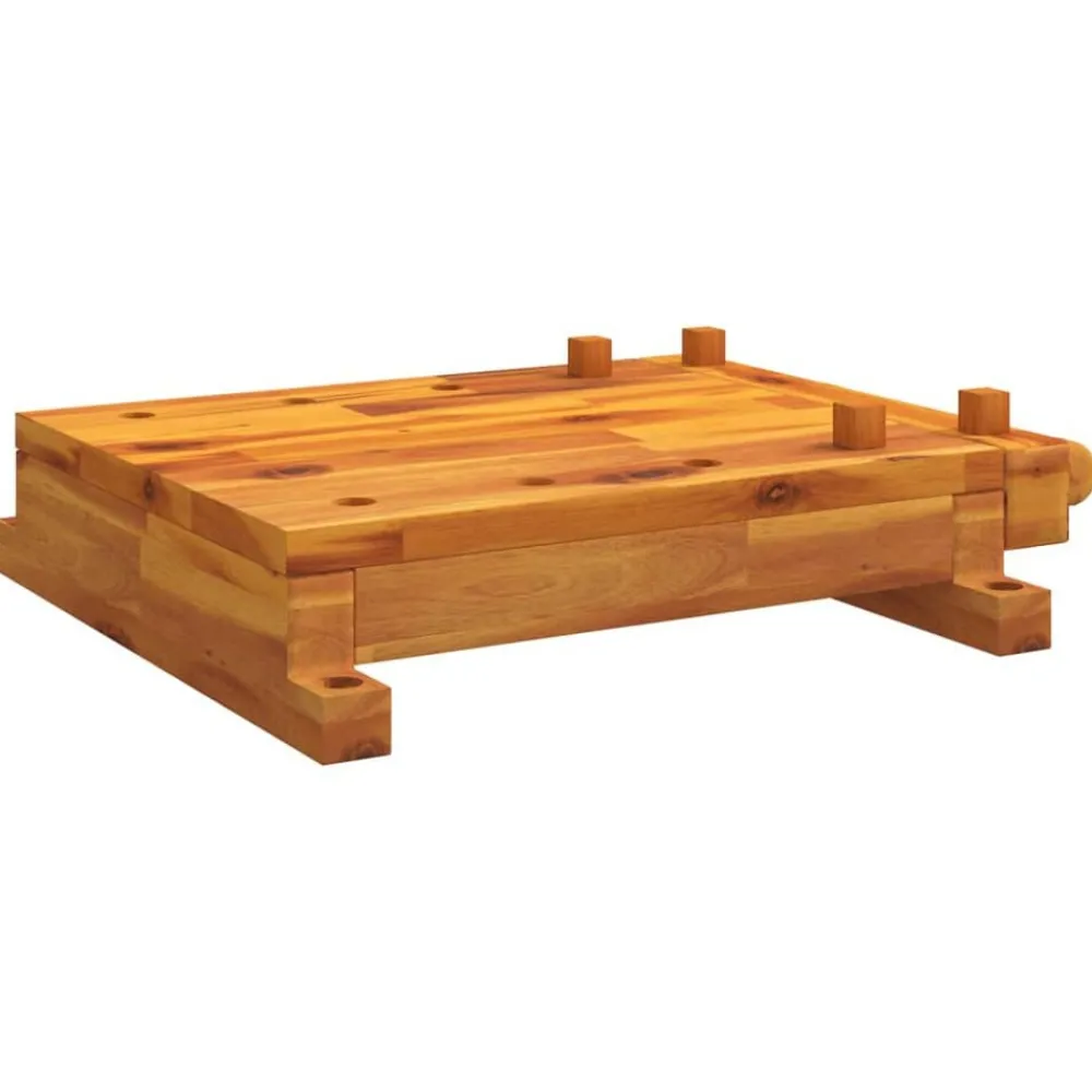 Bouwbeslag*vidaXL Tafelwerkbank met bankschroef 52x44x9,5 cm massief acaciahout