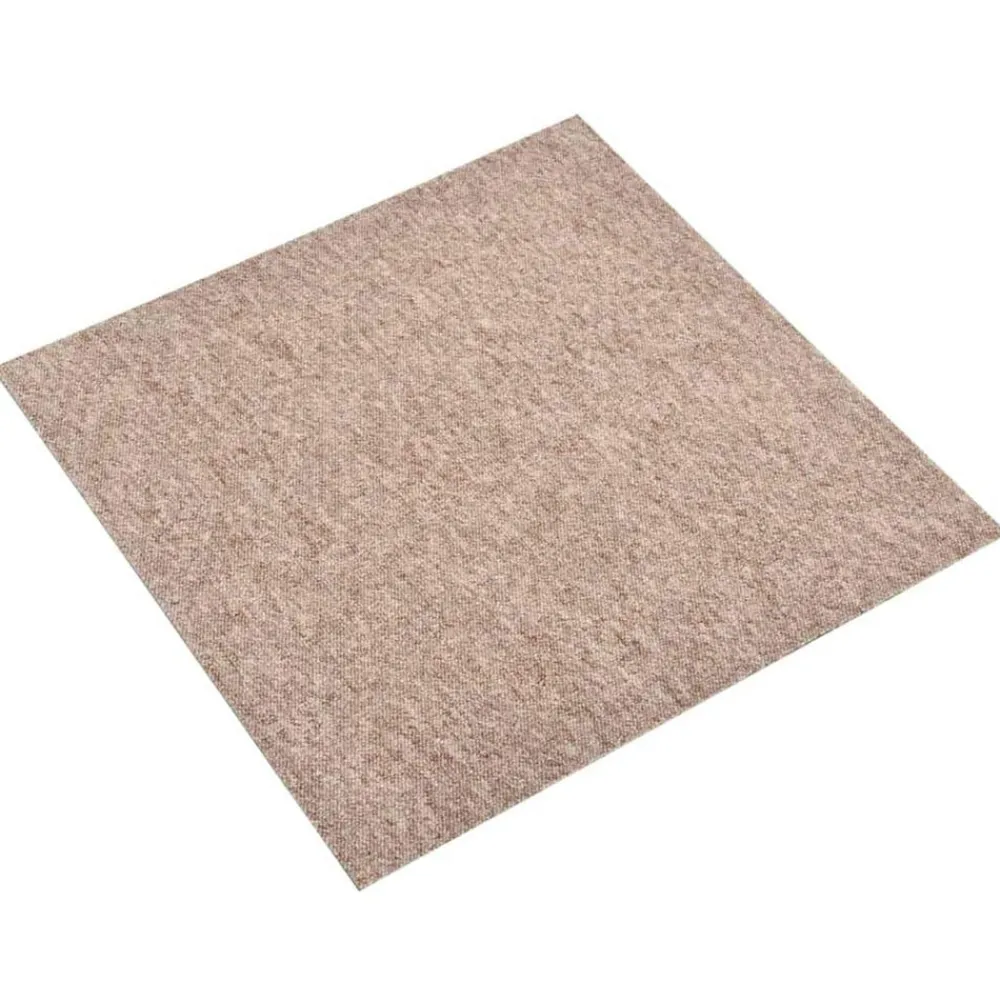 Bouwmaterialen*vidaXL Tapijt 20 pcs 50 x 50 cm 100% Polypropyleen Beige