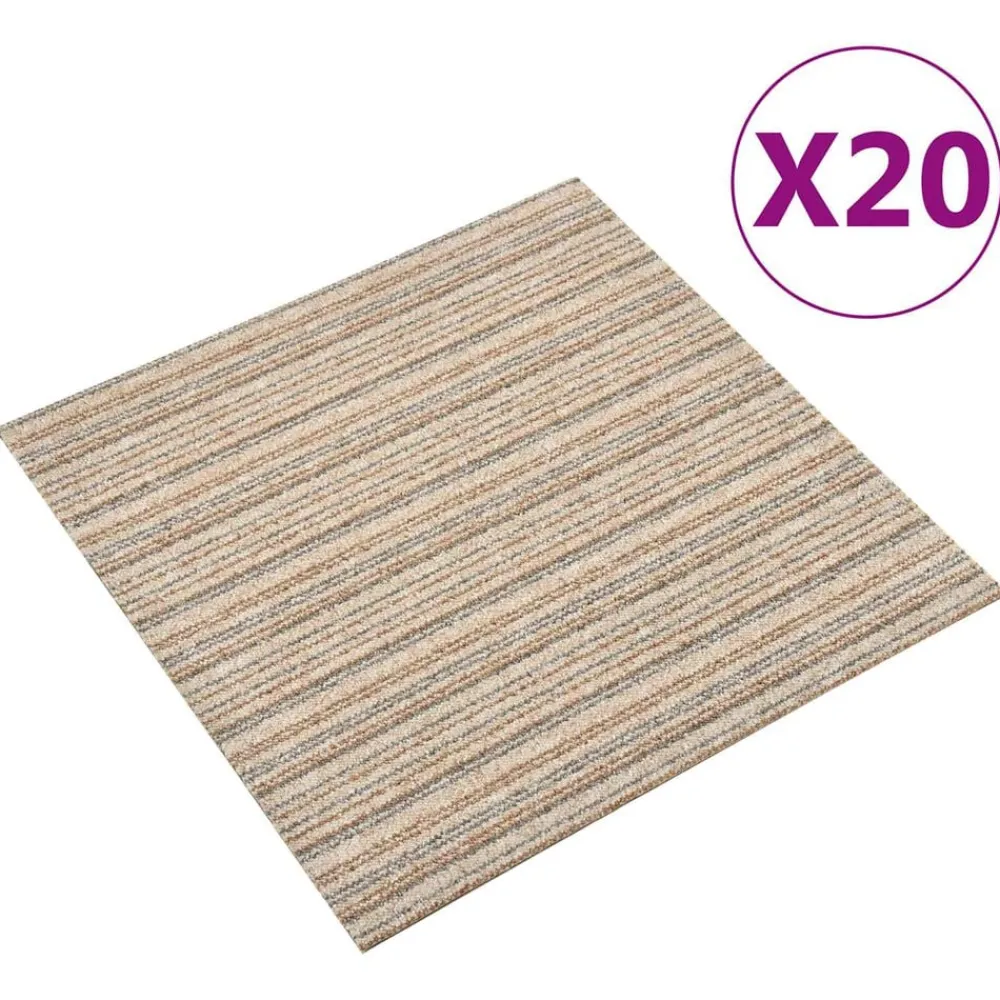 Tapijt 20 pcs 50 x 50 cm 100% Polypropyleen>vidaXL Online