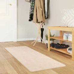 Tapijtloper Effen MARSA Crème 50 x 100 cm Polyester en PVC>vidaXL Online
