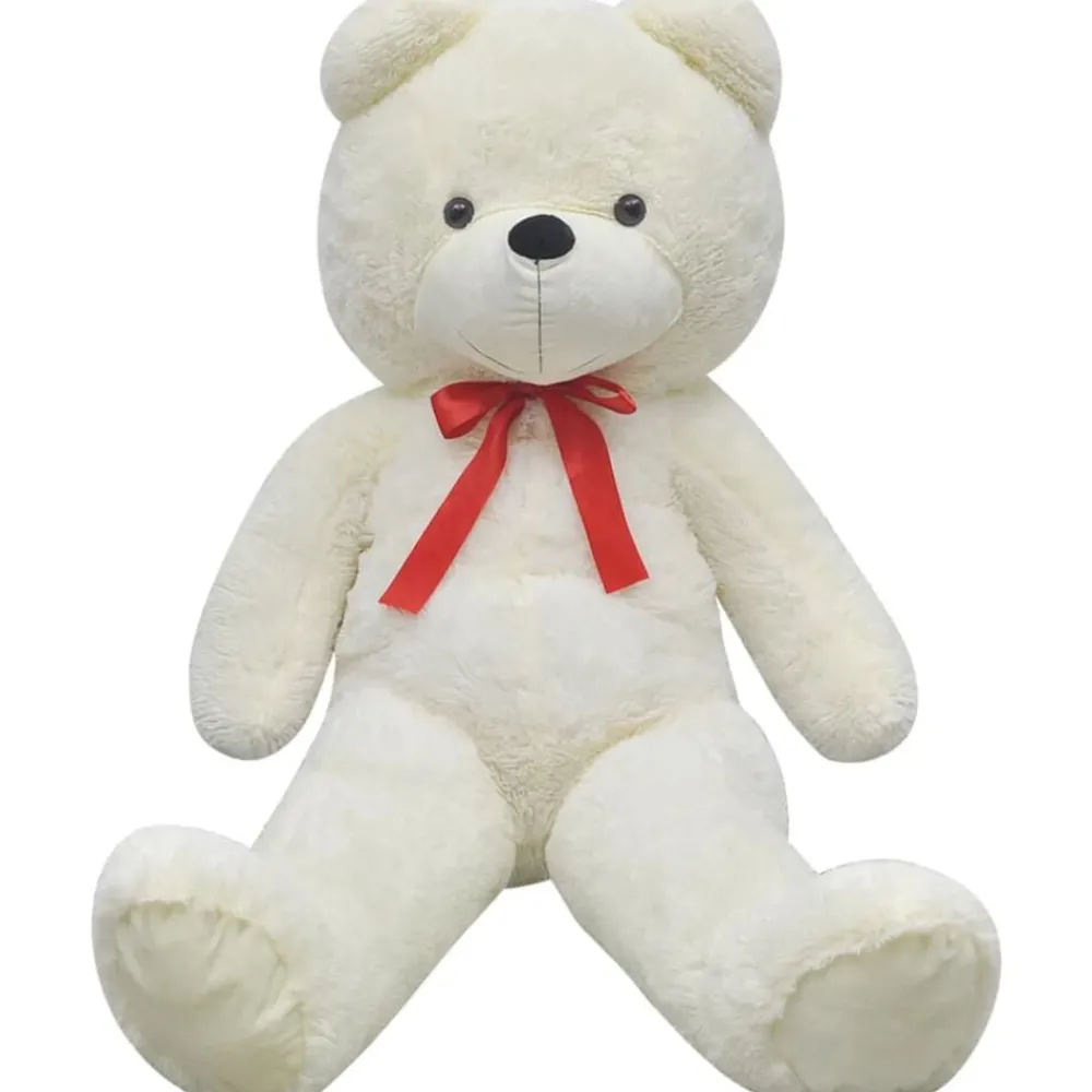 Speelgoed*vidaXL Teddybeer 170 cm pluche Wit