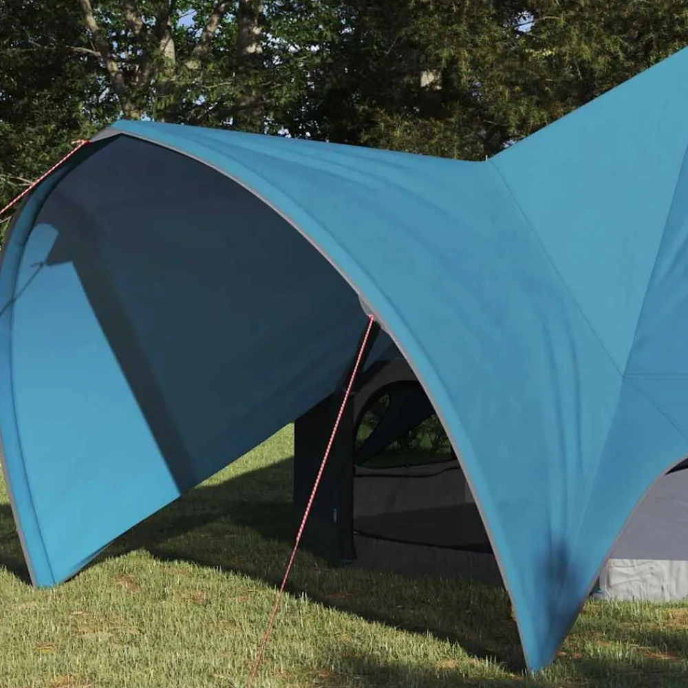 Teepee Tent 3-Person met dak en Grijs 312 x 312 x 197 cm>vidaXL Clearance
