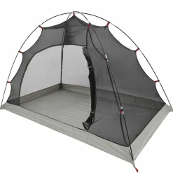 Tent met dak met opslag Grijs en zwart 236 x 108 x 120 cm>vidaXL Online