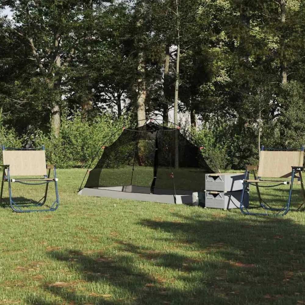 Tent met dak met opslag Grijs en zwart 236 x 108 x 120 cm>vidaXL Online