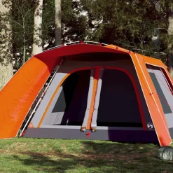Tent met luifel 9-persoons snelontgrendeling>vidaXL Outlet