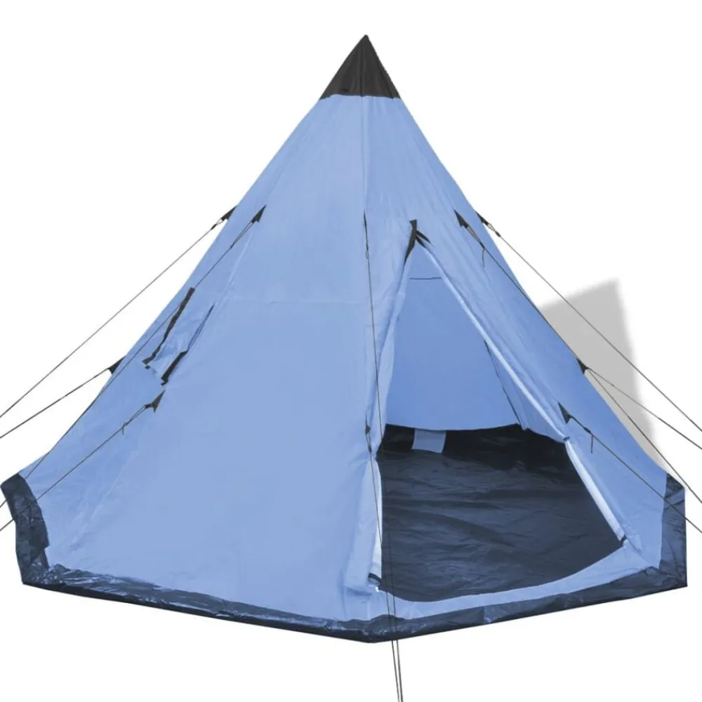 Buitensport*vidaXL Tent 4-persoons Blauw
