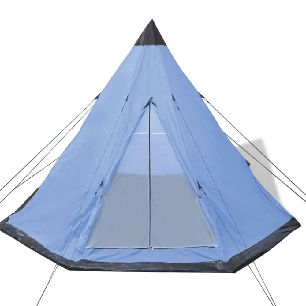 Buitensport*vidaXL Tent 4-persoons Blauw