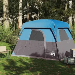 Buitensport*vidaXL Tent 4-persoons waterdicht Blauw