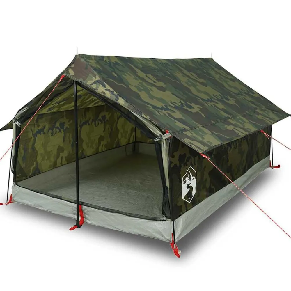 Buitensport*vidaXL Tent 2-persoons waterdicht Camouflage