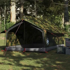 Buitensport*vidaXL Tent 2-persoons waterdicht Camouflage