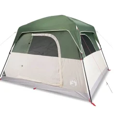 Buitensport*vidaXL Tent 4-persoons waterdicht Groen