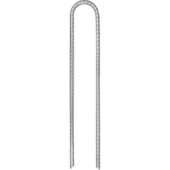 Buitensport*vidaXL Tentharingen 6 st U-vormig Ø7 mm 30 cm gegalvaniseerd staal