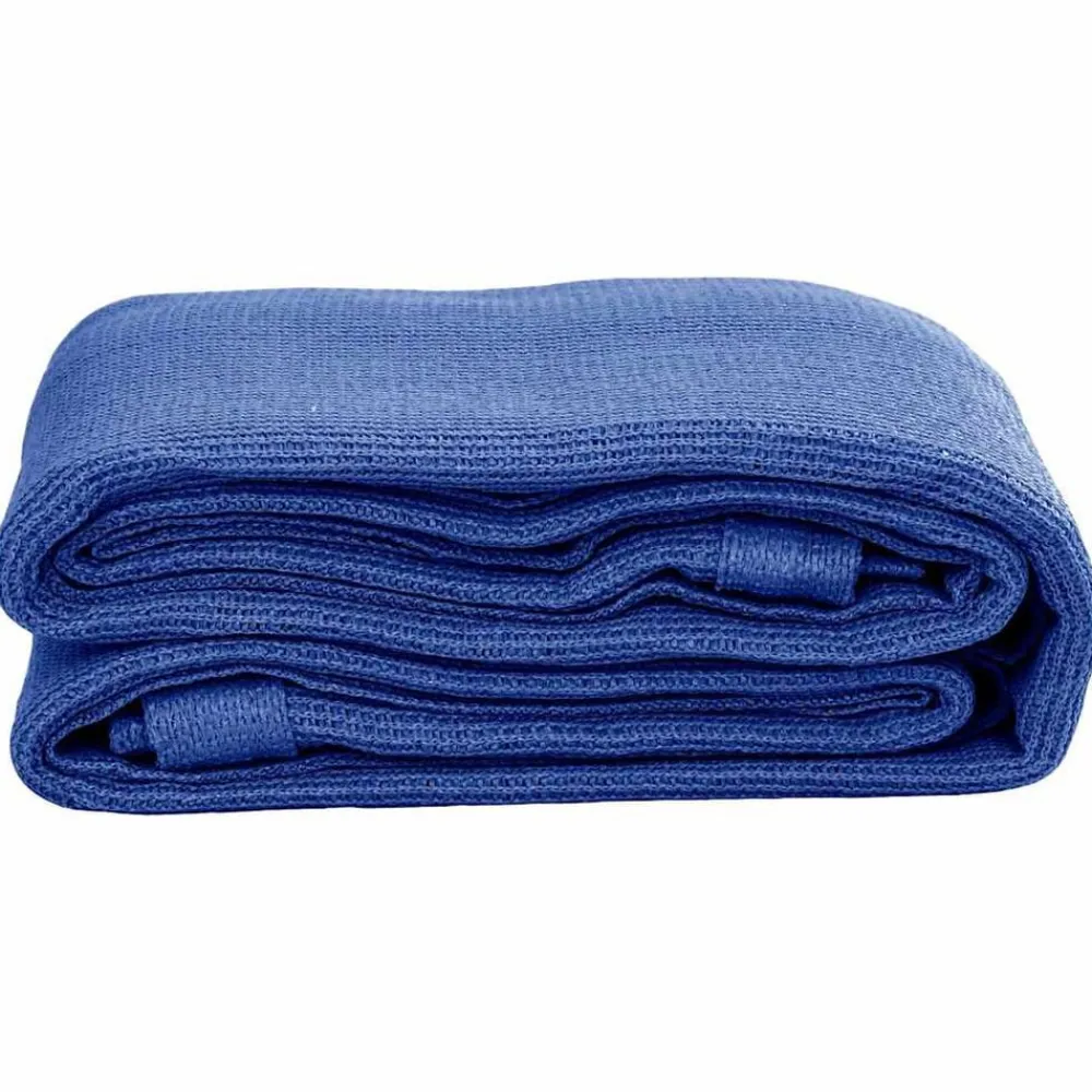 Buitensport*vidaXL Tenttapijt 200x200 cm HDPE Blauw