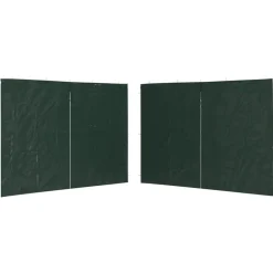 Tuin & Gazon*vidaXL Tentwanden 2 st met ritssluiting PE Groen