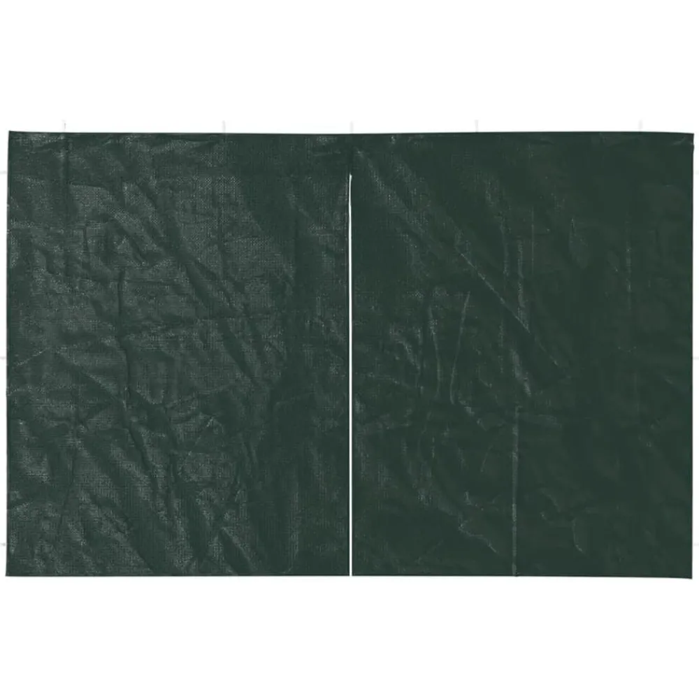 Tuin & Gazon*vidaXL Tentwanden 2 st met ritssluiting PE Groen