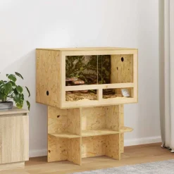 Terrarium Bruin 80 x 50 x 50 cm OSB>vidaXL Outlet