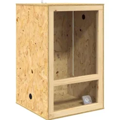 Terrarium Bruin 50 x 50 x 80 cm OSB>vidaXL New