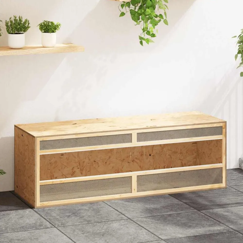Terrarium 144x46x48 cm bewerkt hout>vidaXL Best