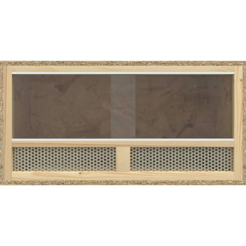 Terrarium 60x30x30 cm bewerkt hout>vidaXL Discount