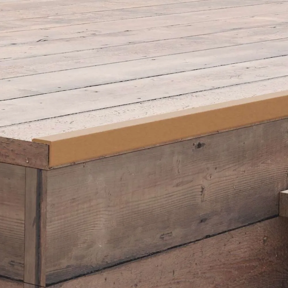 Bouwmaterialen*vidaXL Terras hoekplinten 5 st 170 cm HKC ig Teakkleur