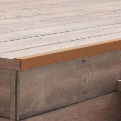 Bouwmaterialen*vidaXL Terras hoekplinten 5 st 170 cm HKC Lichtbruin