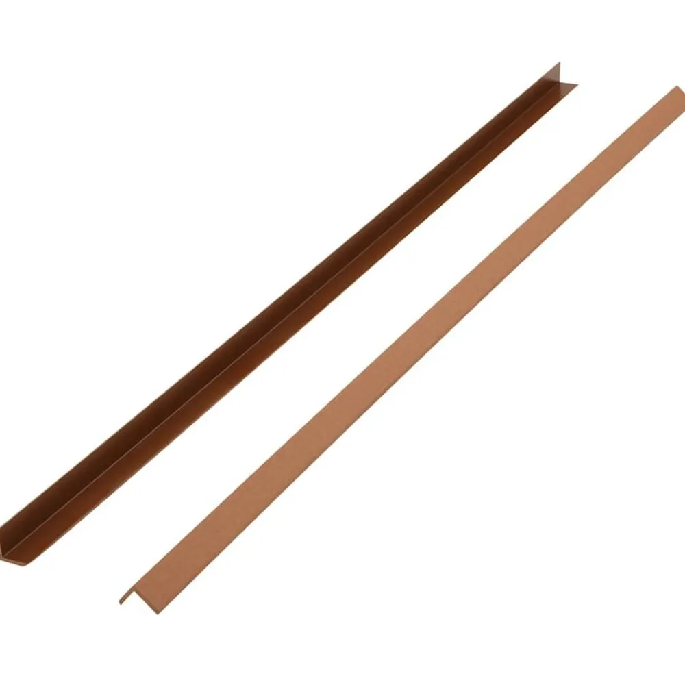 Bouwmaterialen*vidaXL Terras hoekplinten 5 st 170 cm HKC Lichtbruin