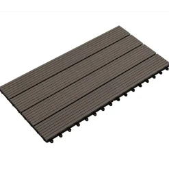 Bouwmaterialen*vidaXL Terras Tegel 6 pcs 60 x 30 cm WPC Donkerbruin