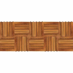 Terras Tegel 10 pcs 30 x 30 cm Acacia Hardhout><noscript><img width=