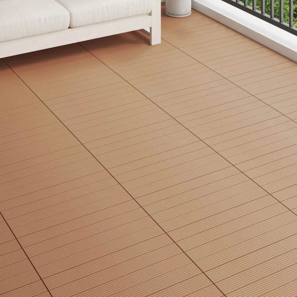 Huishoudelijke Benodigdheden*vidaXL Terras Tegel 6 pcs 60 x 30 cm WPC Bruin