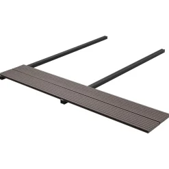 Huishoudelijke Benodigdheden*vidaXL Terrasplank 4 pcs Donkerbruin WPC