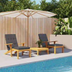 Woon- & Tuinaccessoires*vidaXL Terrasstoelkussens 2 st oxford stof kleurig Antraciet