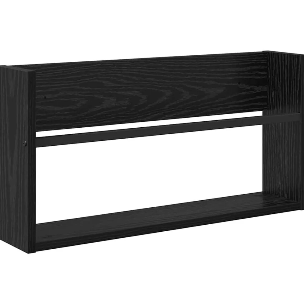 Tijdschrift Rek 60 x 12 x 30 cm Bewerkt hout>vidaXL