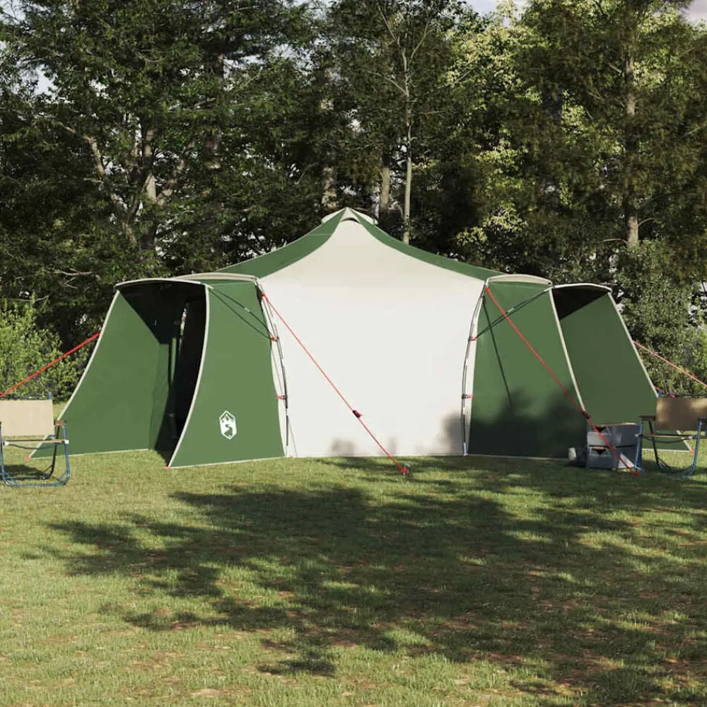 Tipi Tent met dak met opslag 492 x 492 x 275 cm taft>vidaXL Hot