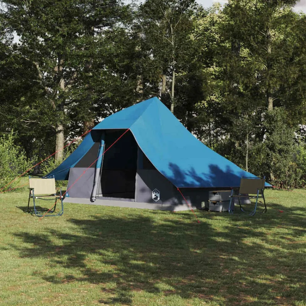 Tipi Tent met dak met opslag 364 x 281 x 257 cm taft>vidaXL Outlet